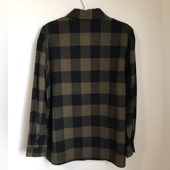 Like New Y2K Newport News Women’s Plaid Button Down Cotton Top - Picture 7 of 12